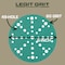 Legit Grit 6 inch Sand paper Disc, 49-Hole, 60 Grit, 50PK LG6-4960-50 - alternate 7